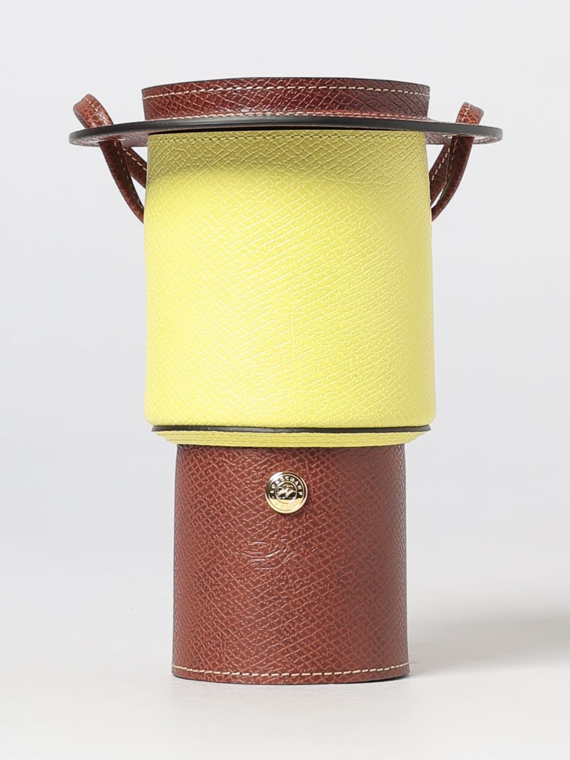 Longchamp Épure Bicolour Leather Cross-body Bottle Holder · OS