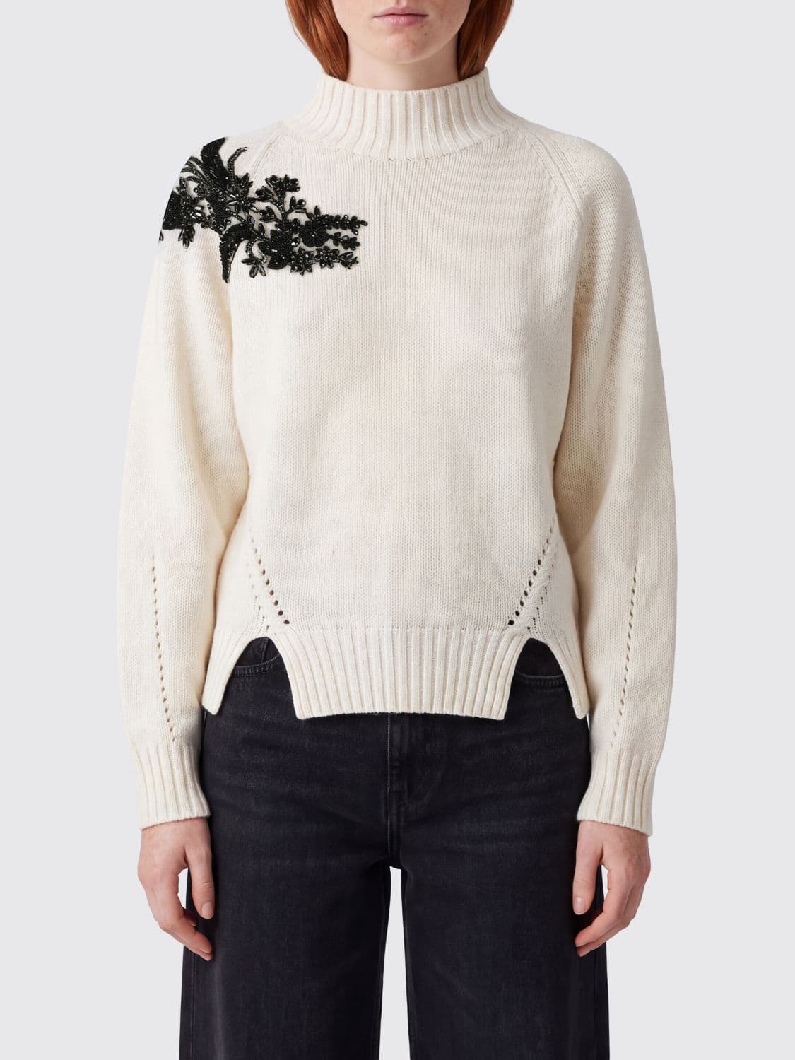 Ermanno Firenze Sweater Woman color Brown · 42