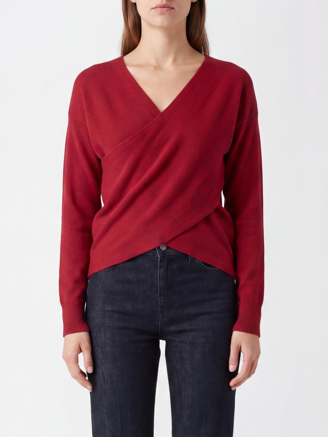 Federica Tosi V-Neck Wool and Cashmere Blend Jumper