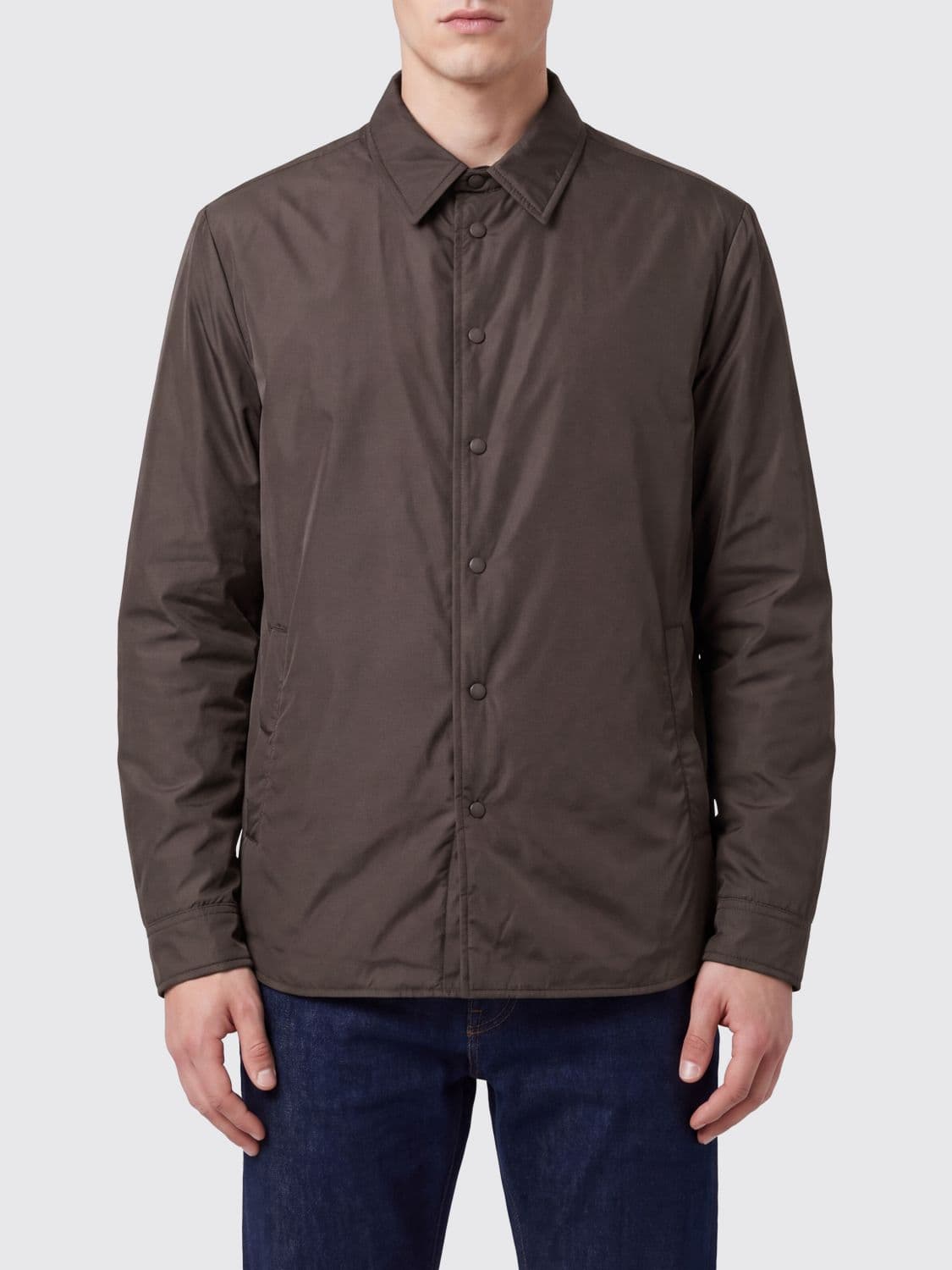 Briglia 1949 Nylon Shirt Jacket with Snap Buttons