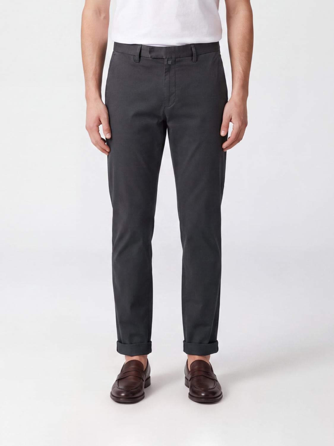 Briglia 1949 Slim Fit Pleated Cotton Tailored Trousers