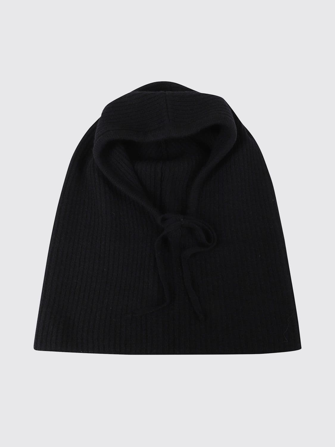 Federica Tosi Minimal Design Ribbed Wool Balaclava · OS