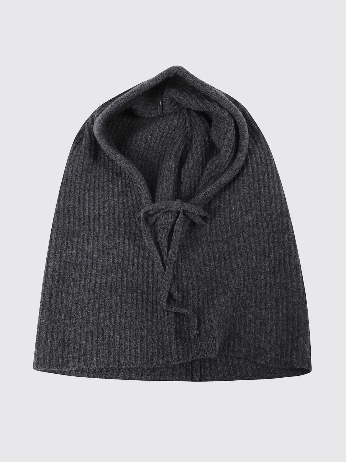 Federica Tosi Minimal Design Ribbed Wool Balaclava · OS