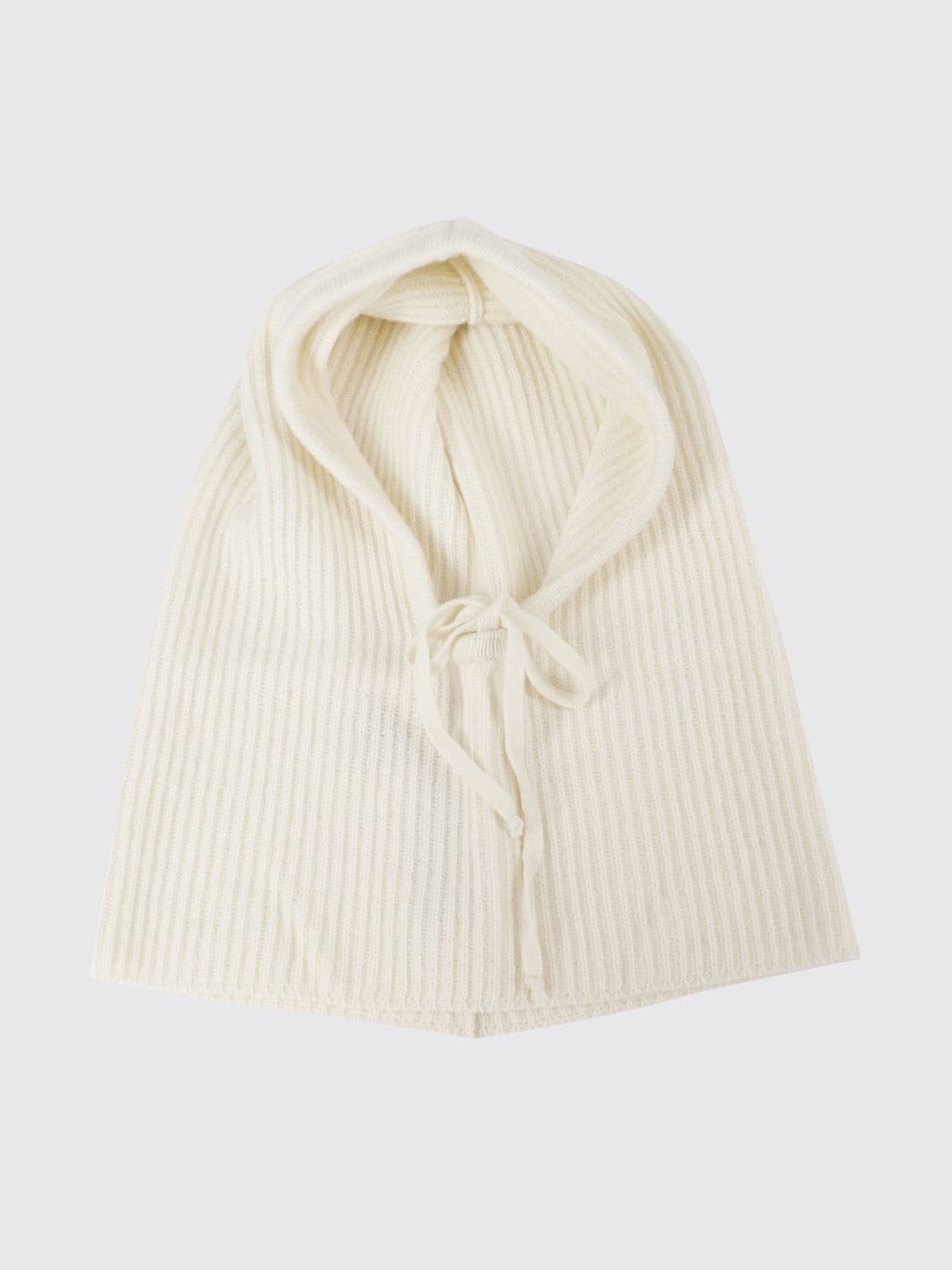 Federica Tosi Minimal Design Ribbed Wool Balaclava · OS