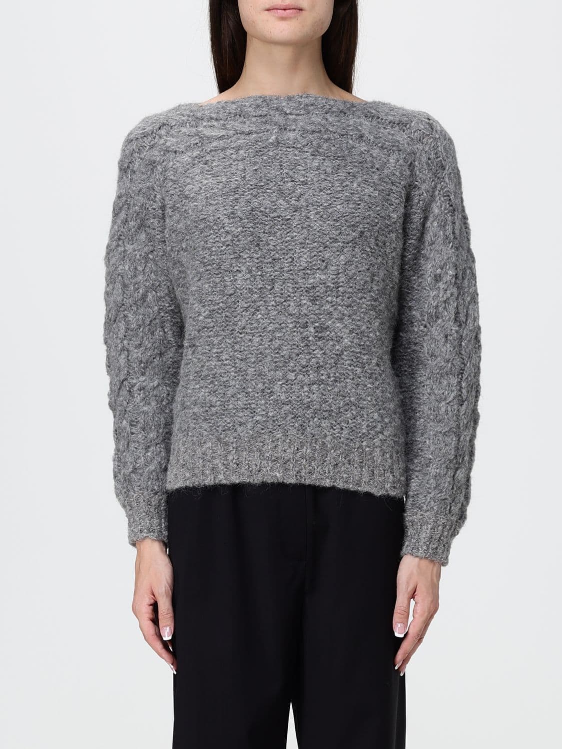 Isabel Marant Drop-Shoulder Virgin Wool Crewneck Jumper