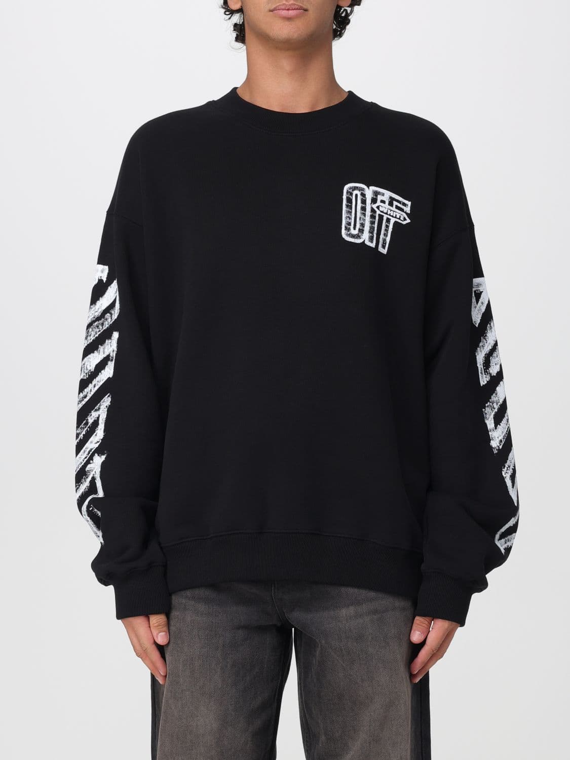 Off-White Sweater Men color Black