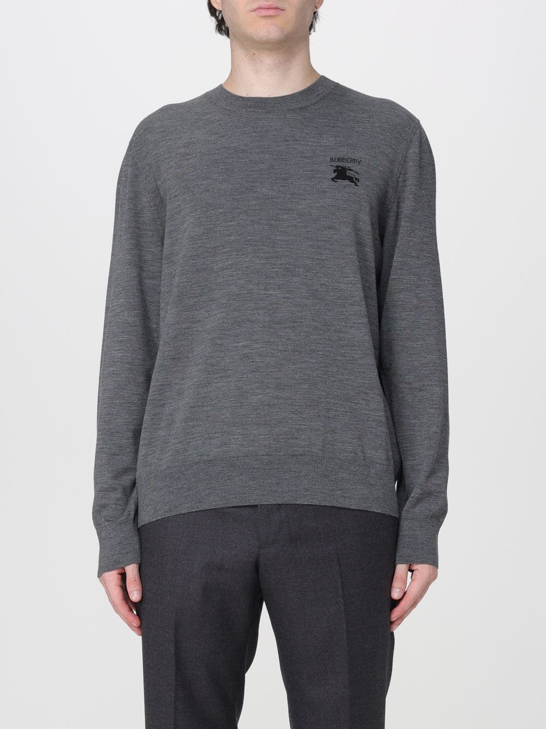 Burberry Sweater Men color Grey