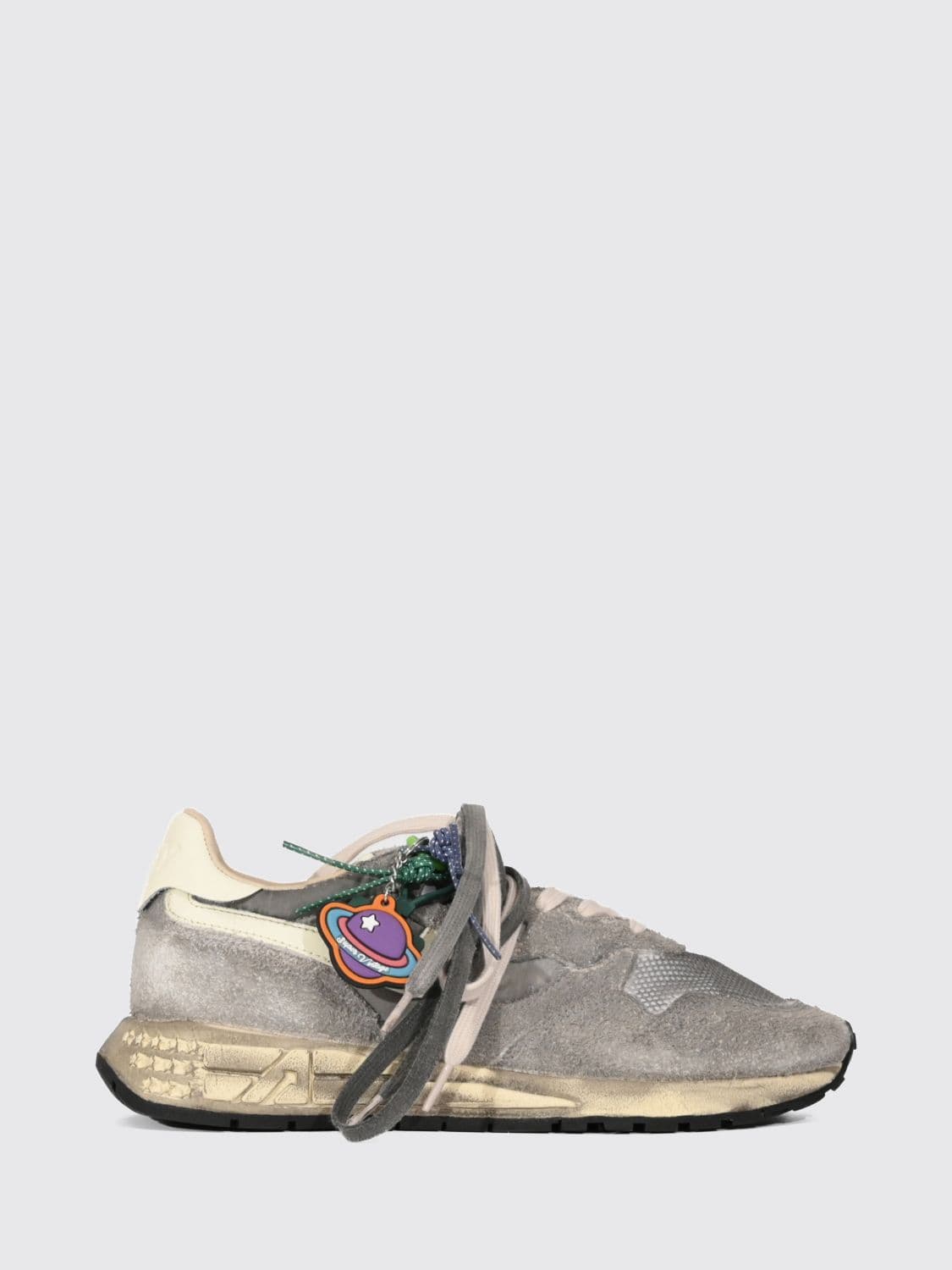 Autry Reelwind Super Vintage Suede and Mesh Sneakers