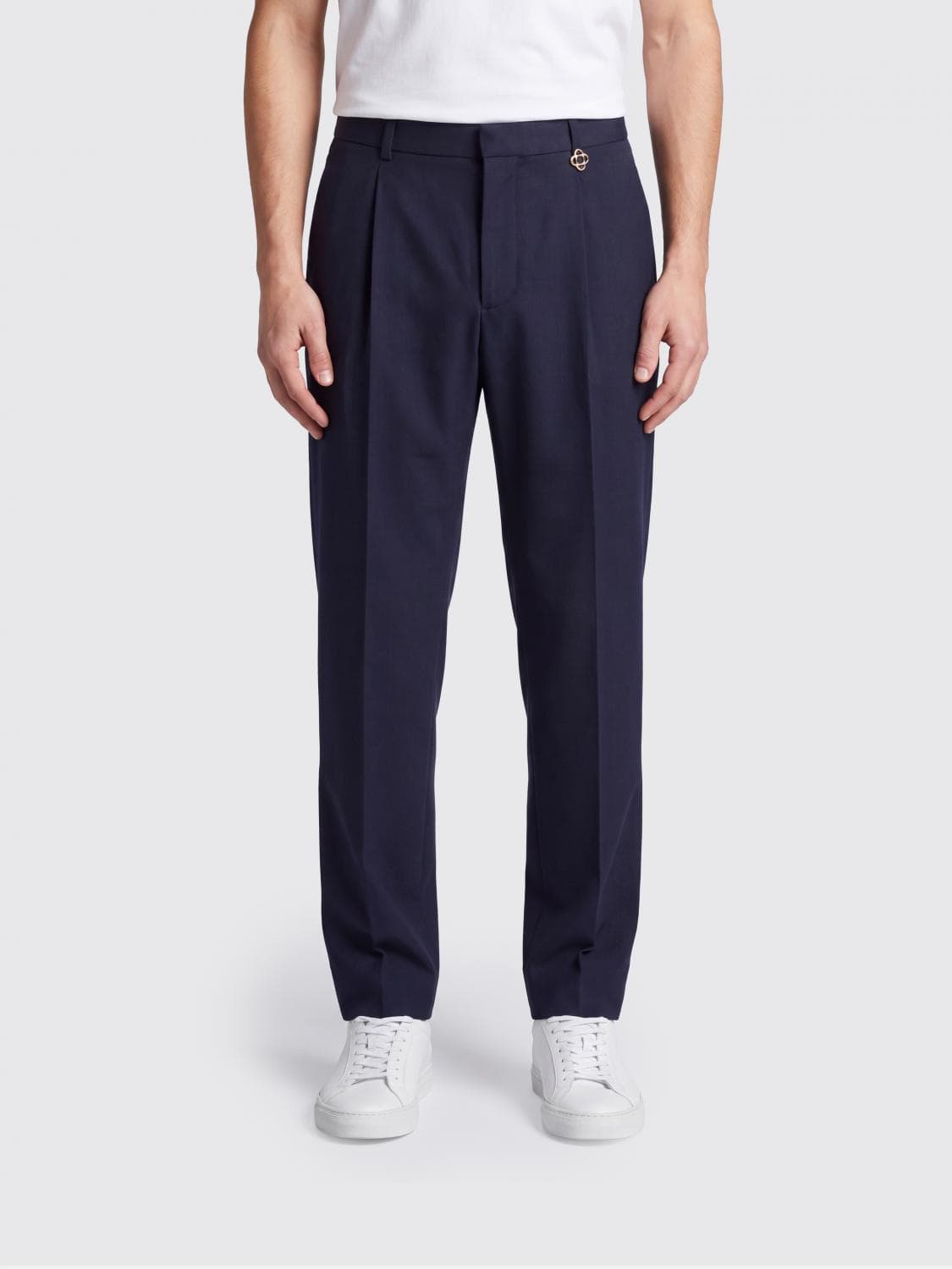 Casablanca Slim-Fit Wool Tailored Trousers with America Pockets