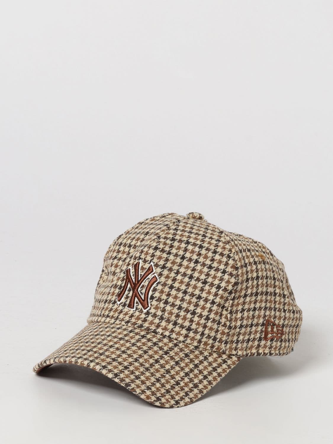 New Era 9Forty NY Yankees Houndstooth Pattern Baseball Cap