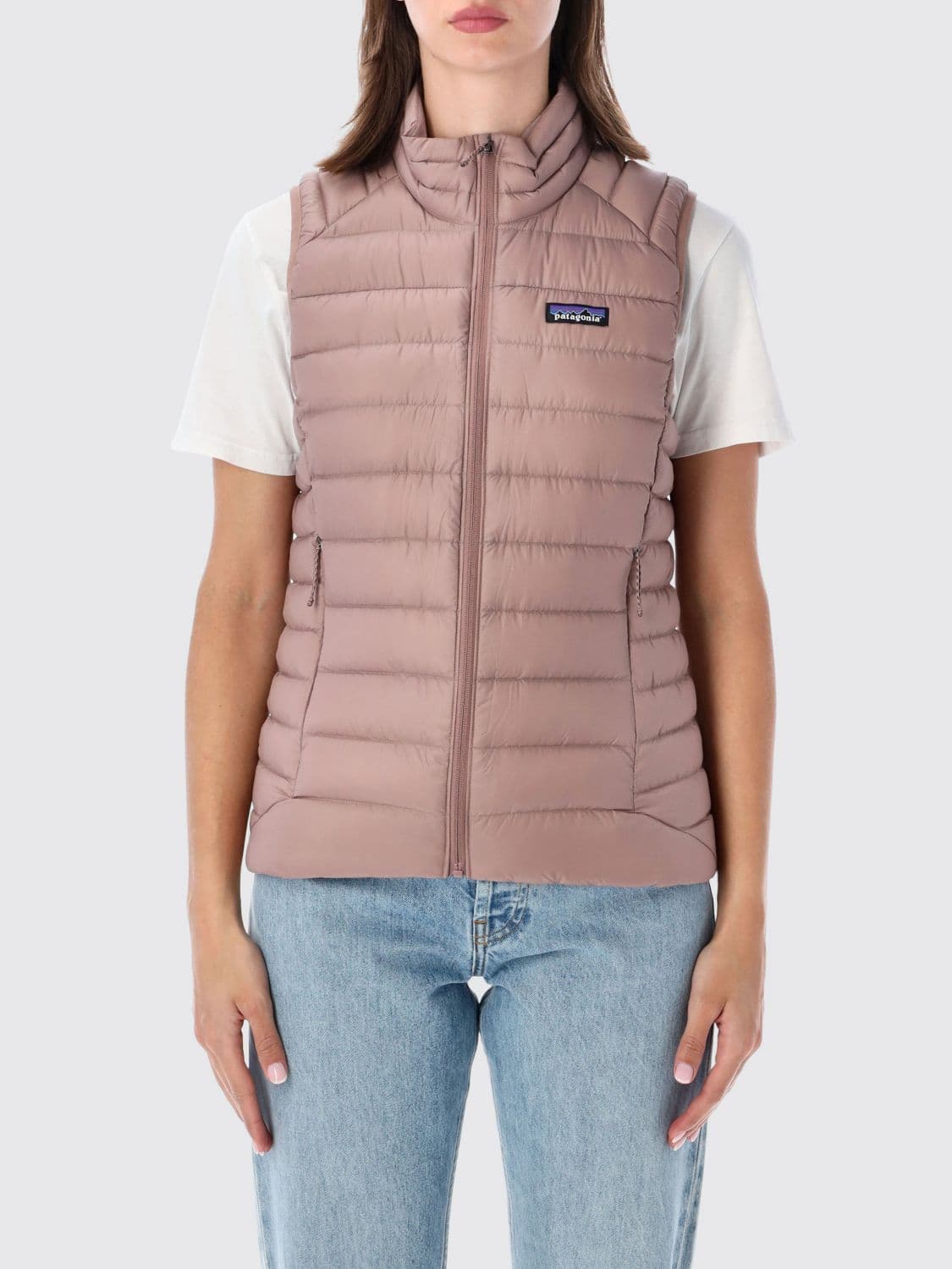 Patagonia Slim Fit Down Sweater Quilted Vest in Recycled Nylon