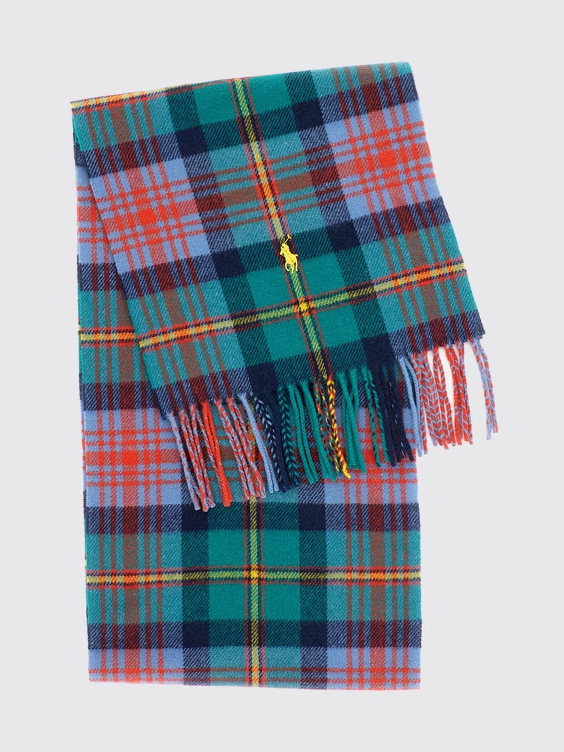 Polo Ralph Lauren Tartan Plaid Wool Scarf