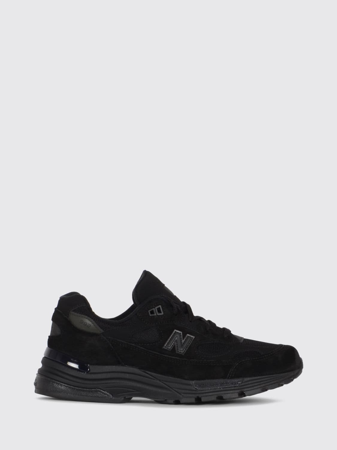 New Balance Made in USA 992 Suede and Mesh Sneakers