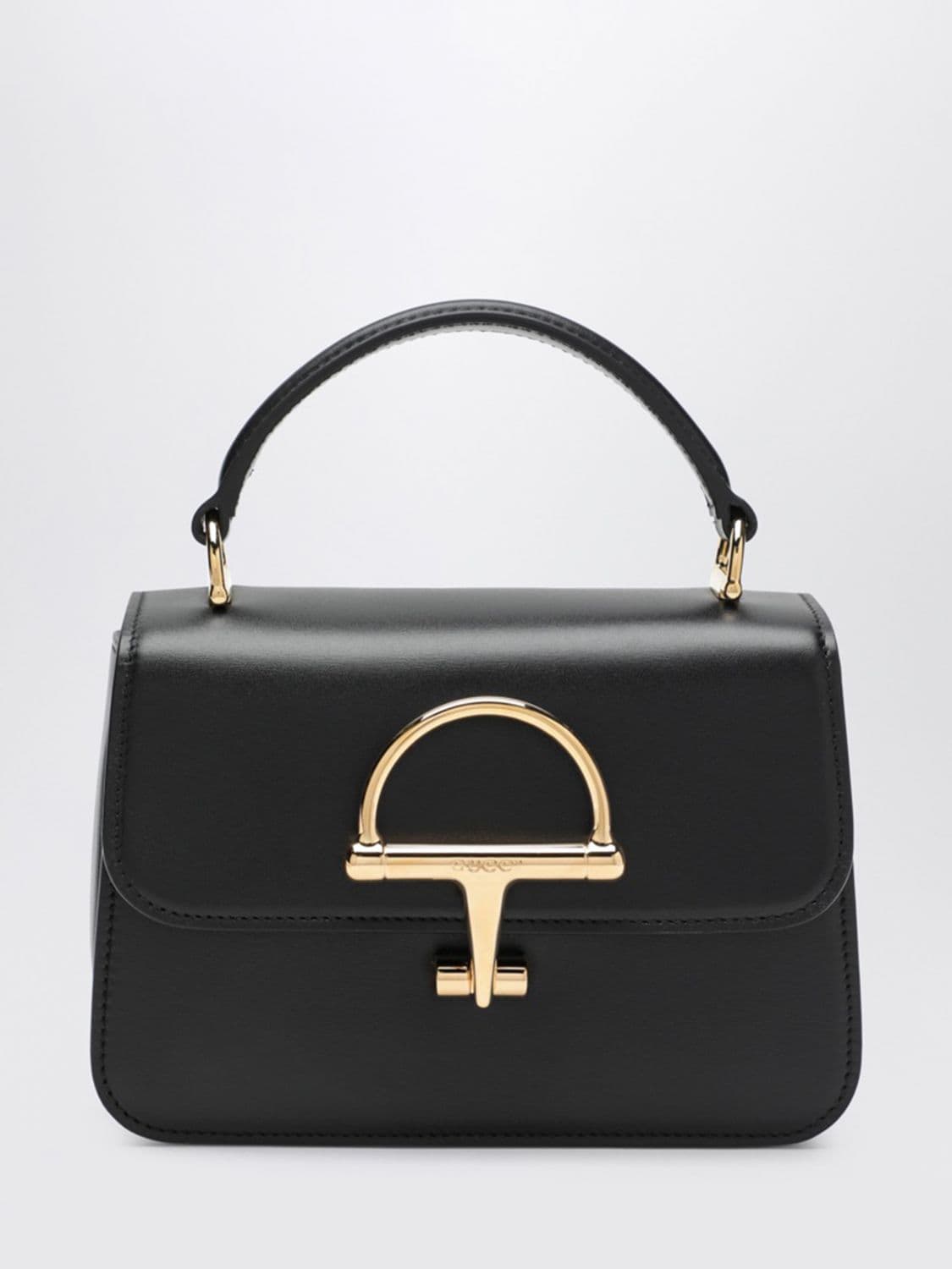 Gucci Siena Mini Handbag in Smooth Calfskin with Horsebit Detail