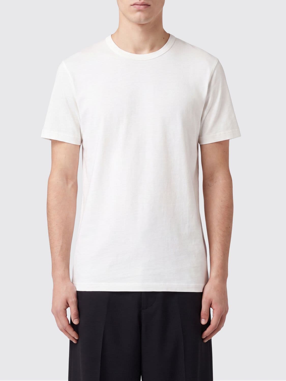 Mm6 Maison Margiela Short-Sleeved Crewneck Cotton T-Shirt