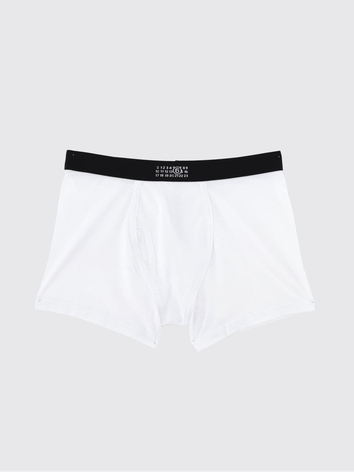 Mm6 Maison Margiela Slim Fit Stretch-Cotton Boxer Shorts with Logo Waistband · XL