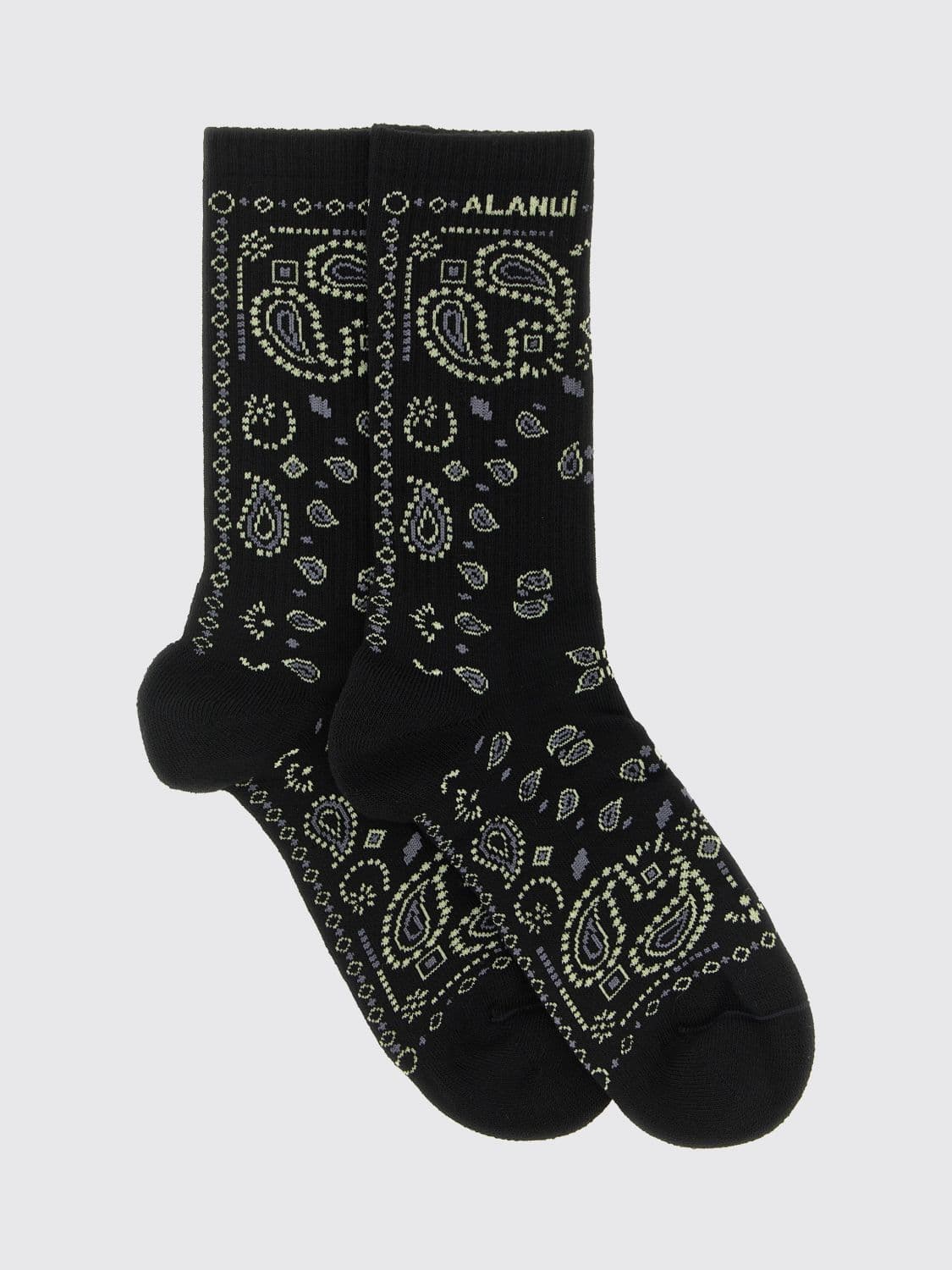 Alanui Paisley Jacquard Cotton-Blend Socks