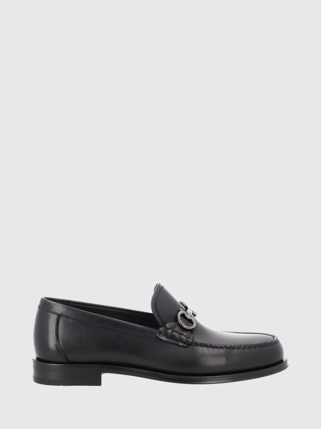Ferragamo Calfskin Leather Penny Loafers with Gancini Horsebit