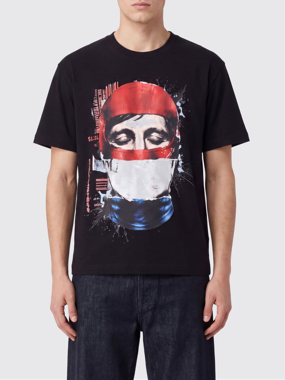 Ih Nom Uh Nit Graphic Print Crew Neck Cotton T-shirt