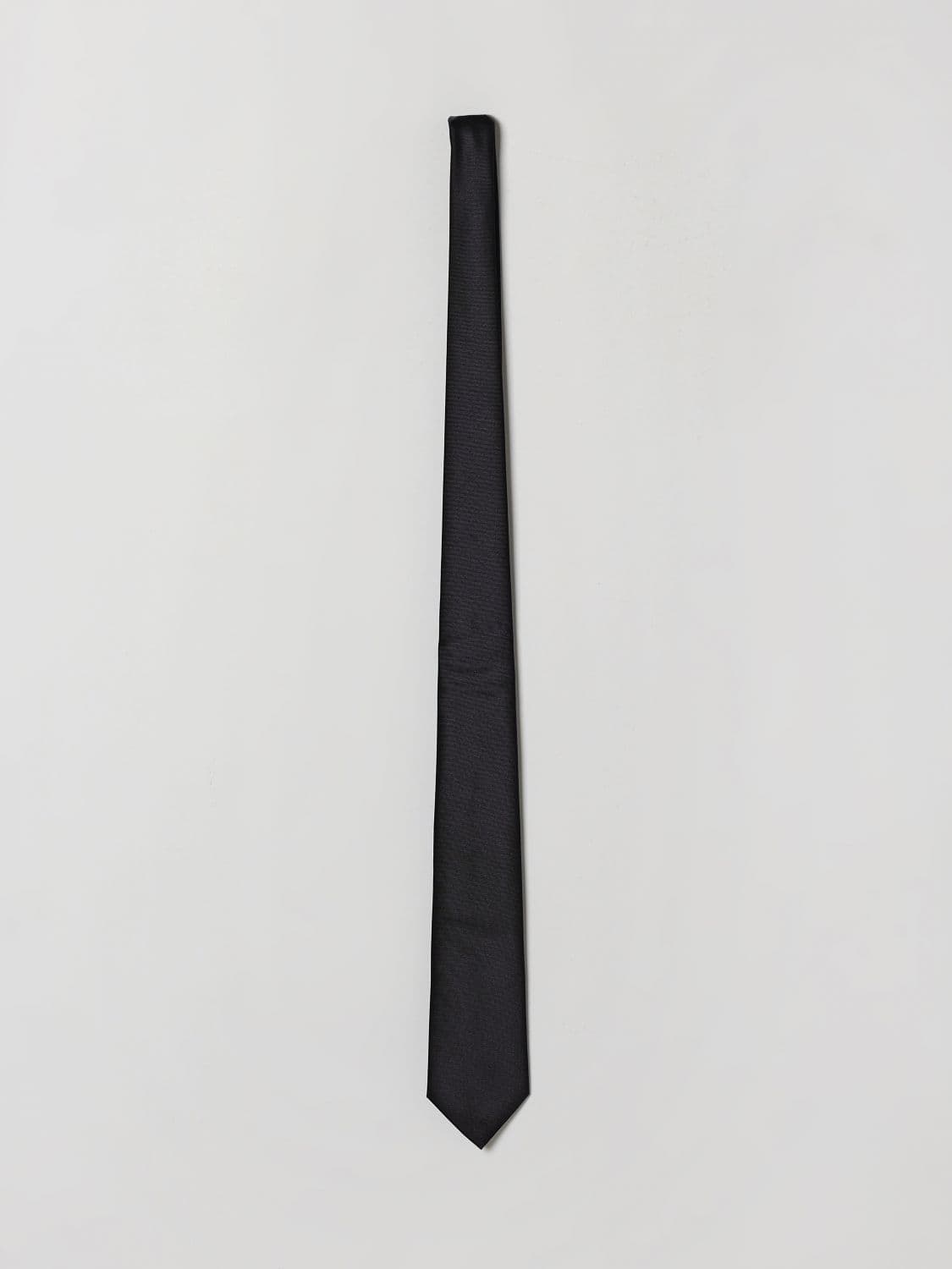 Emporio Armani Elegant Solid Color Pure Silk Tie