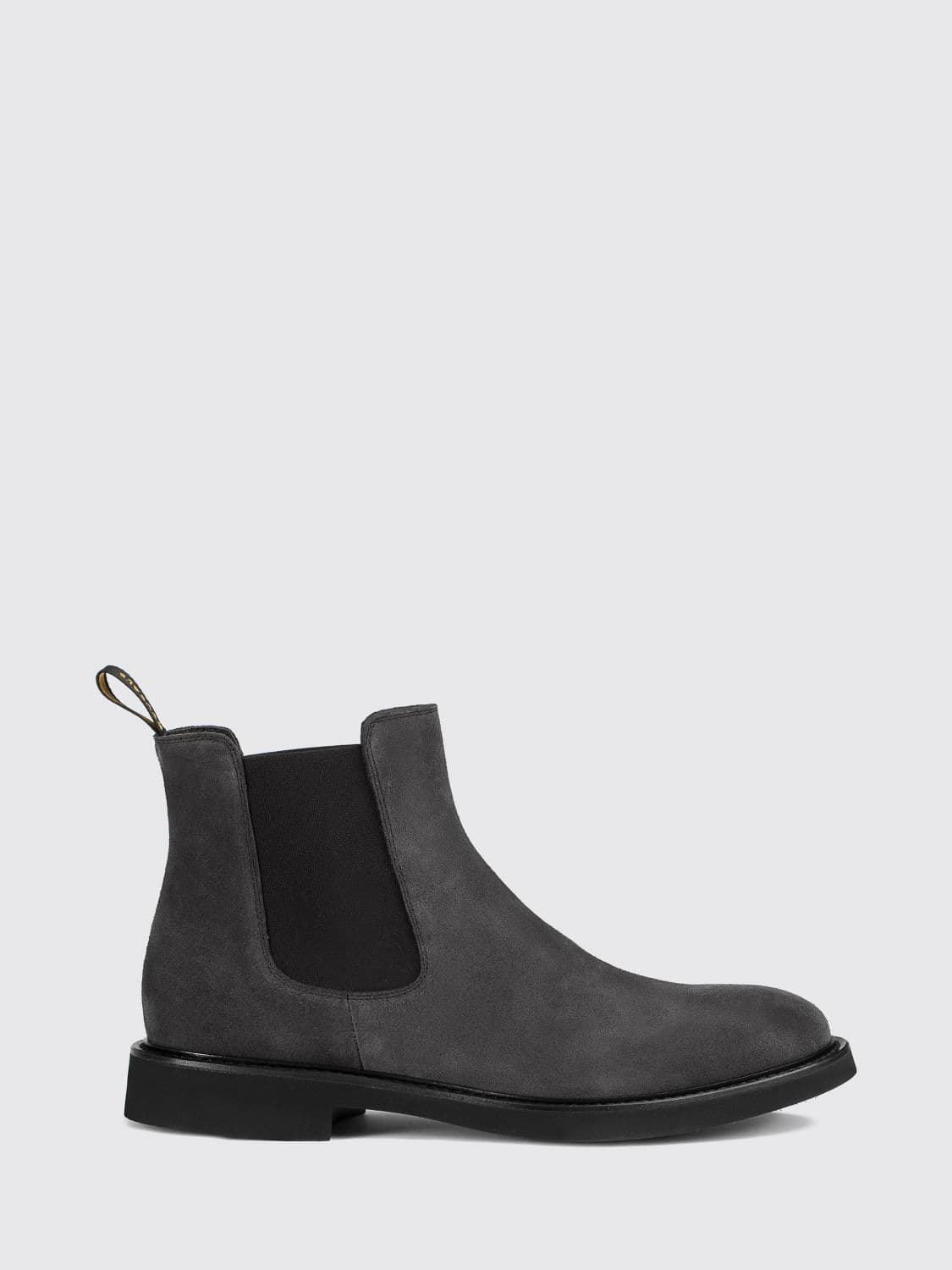 Doucal's Suede Chelsea Boots with Rear Pull Tab