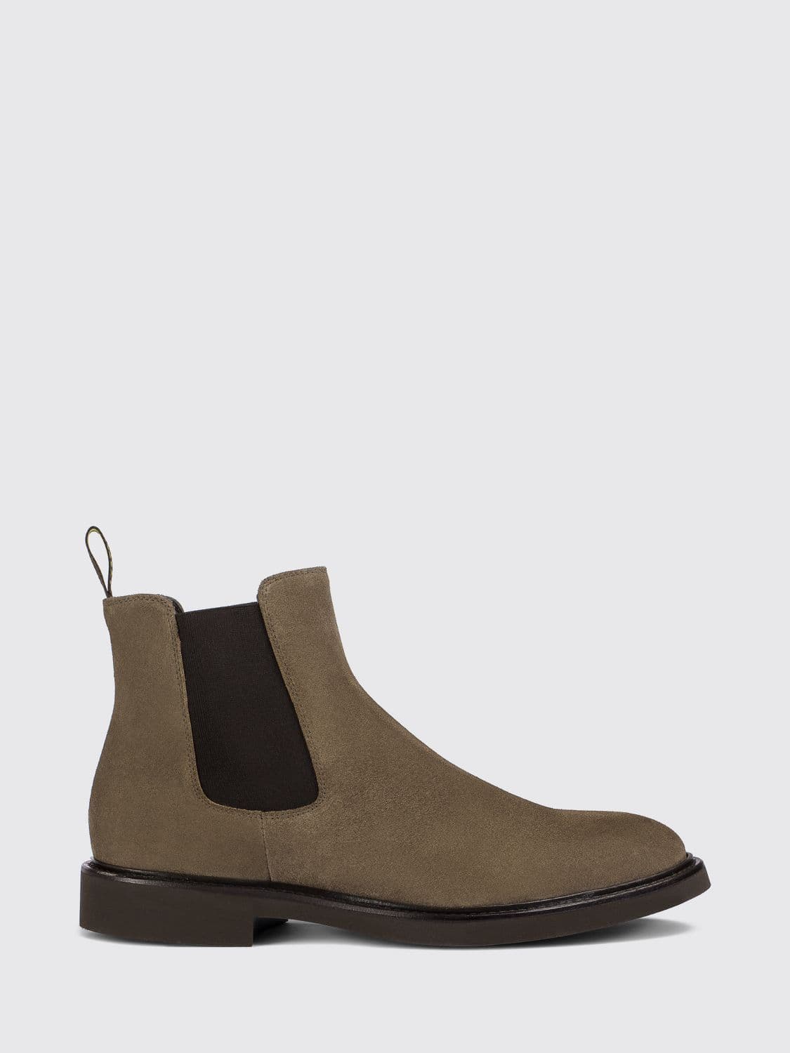 Doucal's Suede Chelsea Boots with Rear Pull Tab