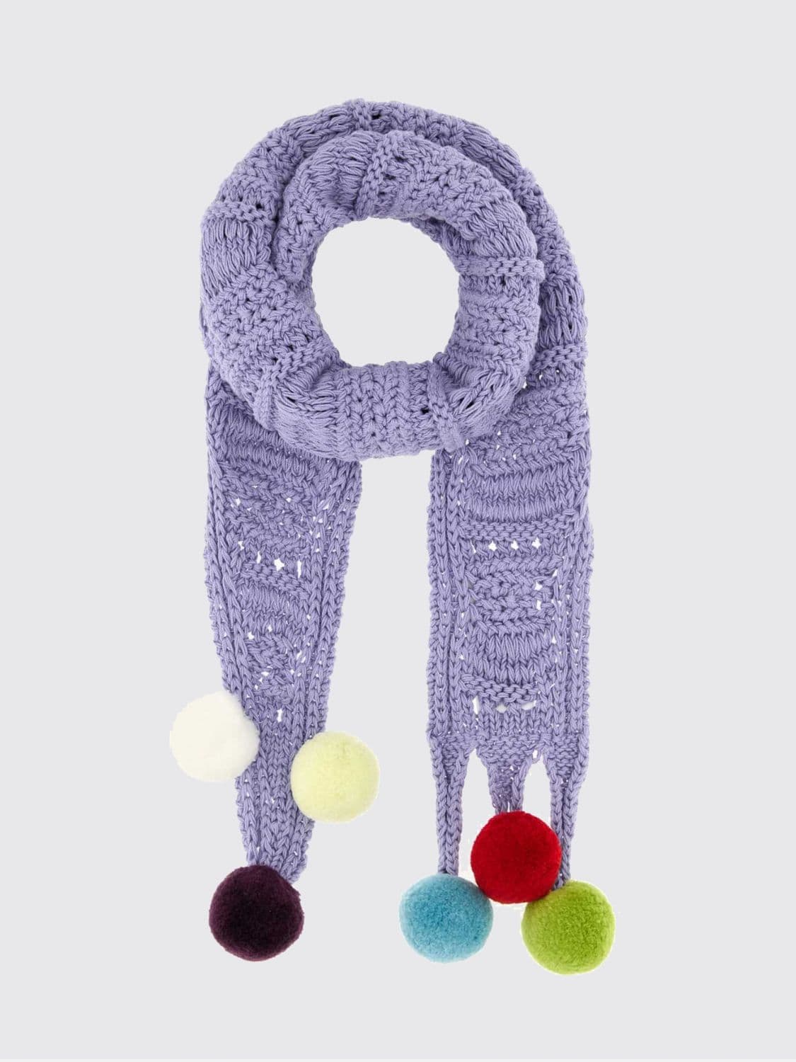 Jw Anderson Men's Scarf in Pure Pink Cotton