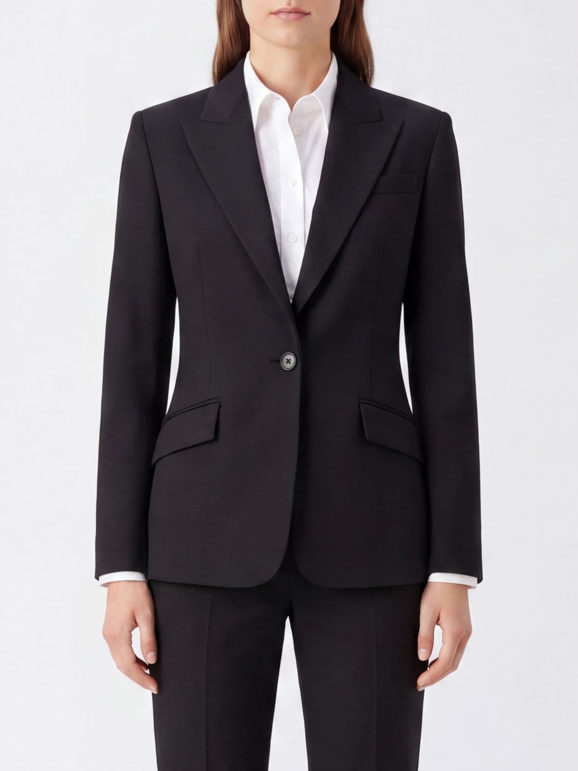 The Andamane Slim Fit Wool Blend Blazer with Peaked Lapels