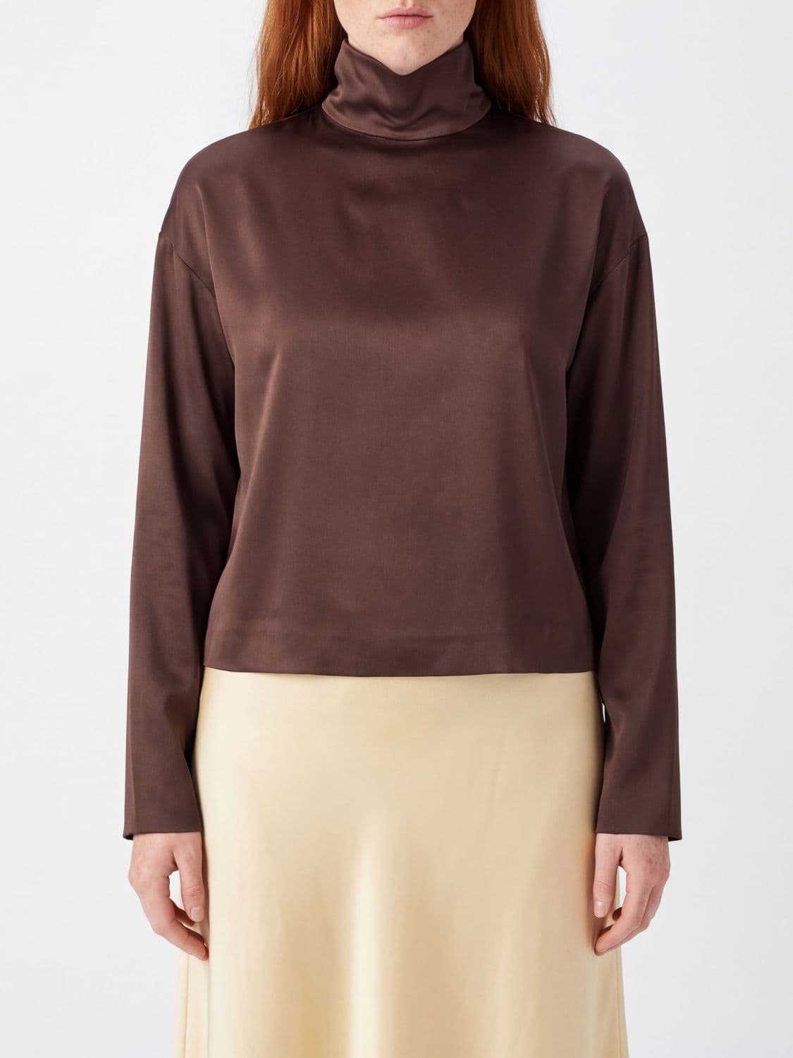 Federica Tosi Top Woman color Brown