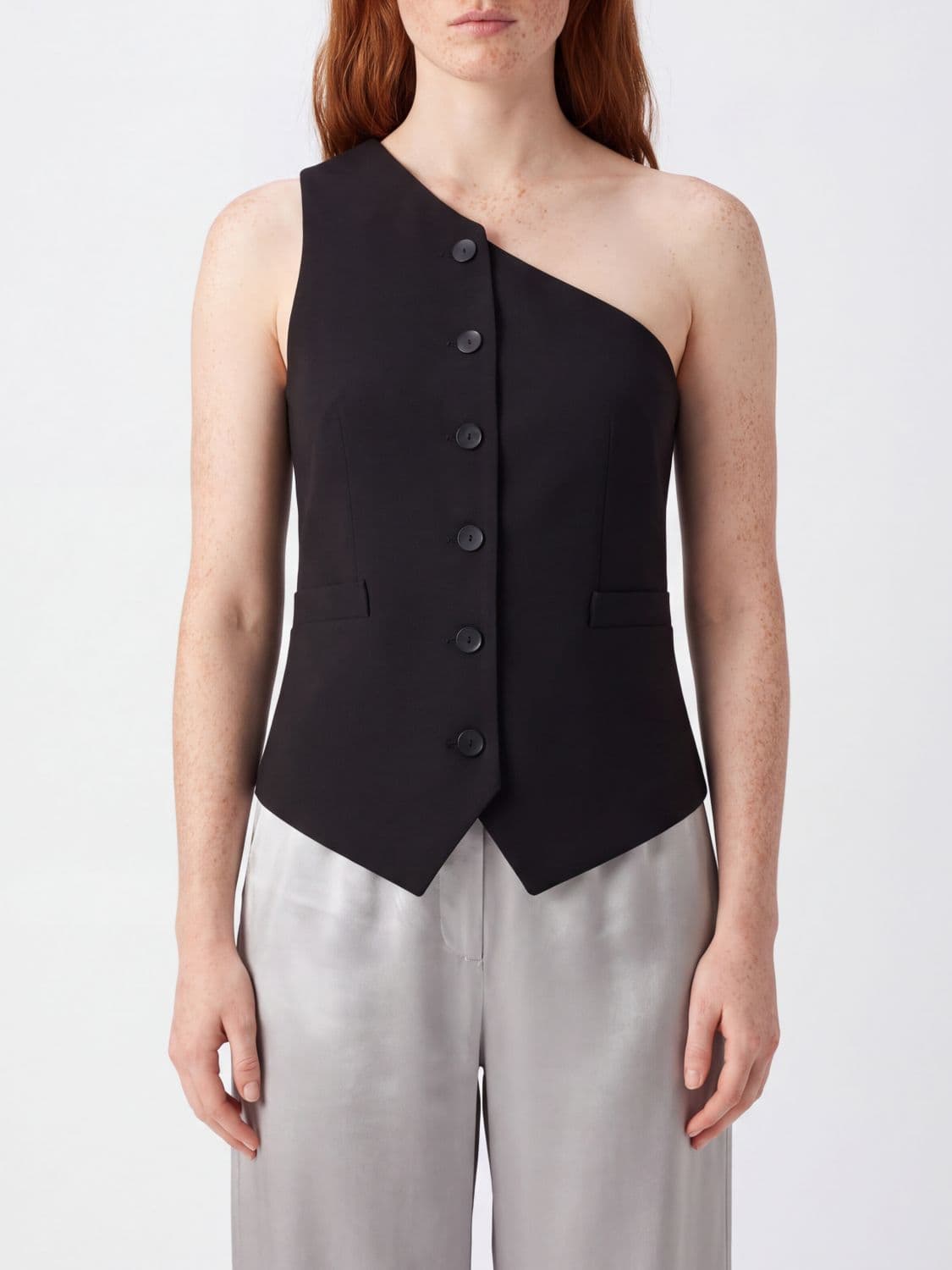 Federica Tosi Top Woman color Black