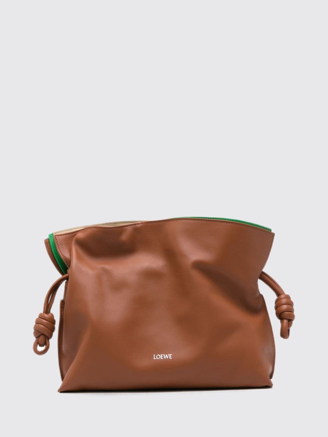Loewe Flamenco Smooth Calfskin Clutch with Removable Shoulder Strap