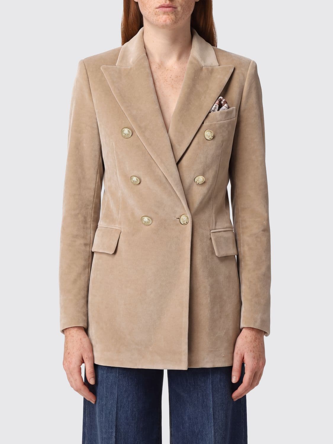 Circolo 1901 Jacket Woman color Camel