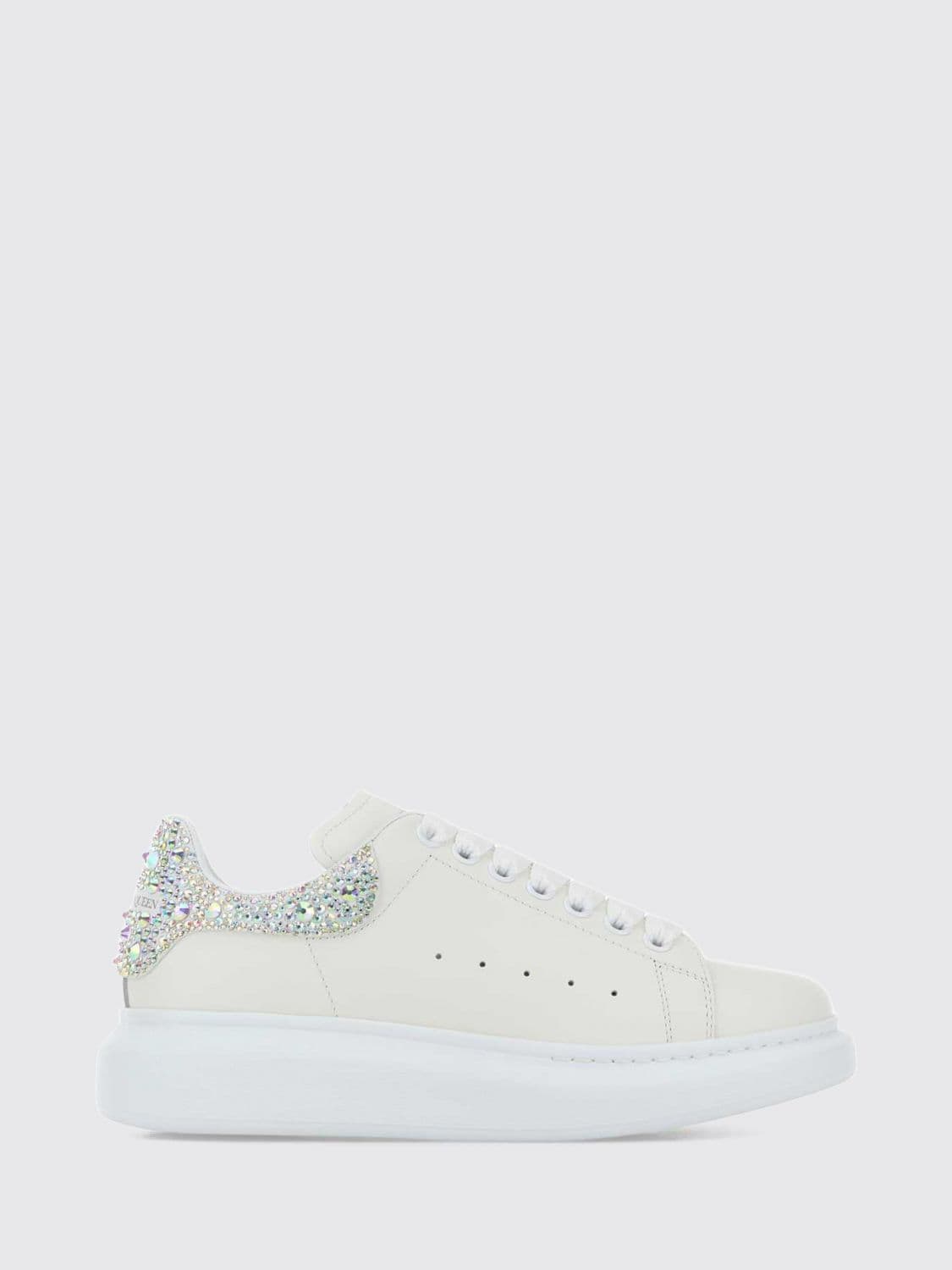 Mcqueen Alexander Oversize Calf Leather Sneakers with Chunky Sole · 39