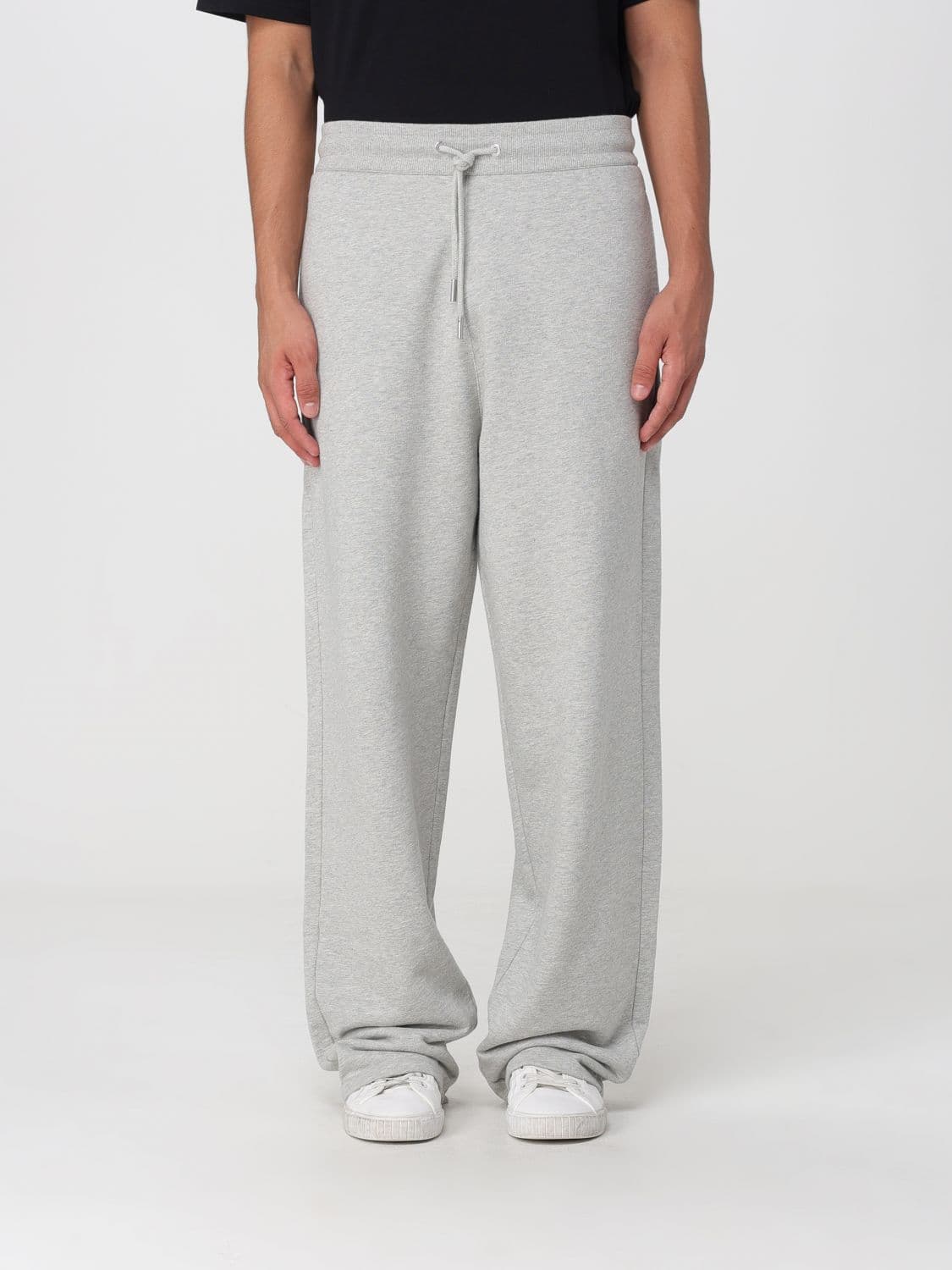 Ami Paris Straight-Leg Cotton Jogging Trousers with Embroidered Logo