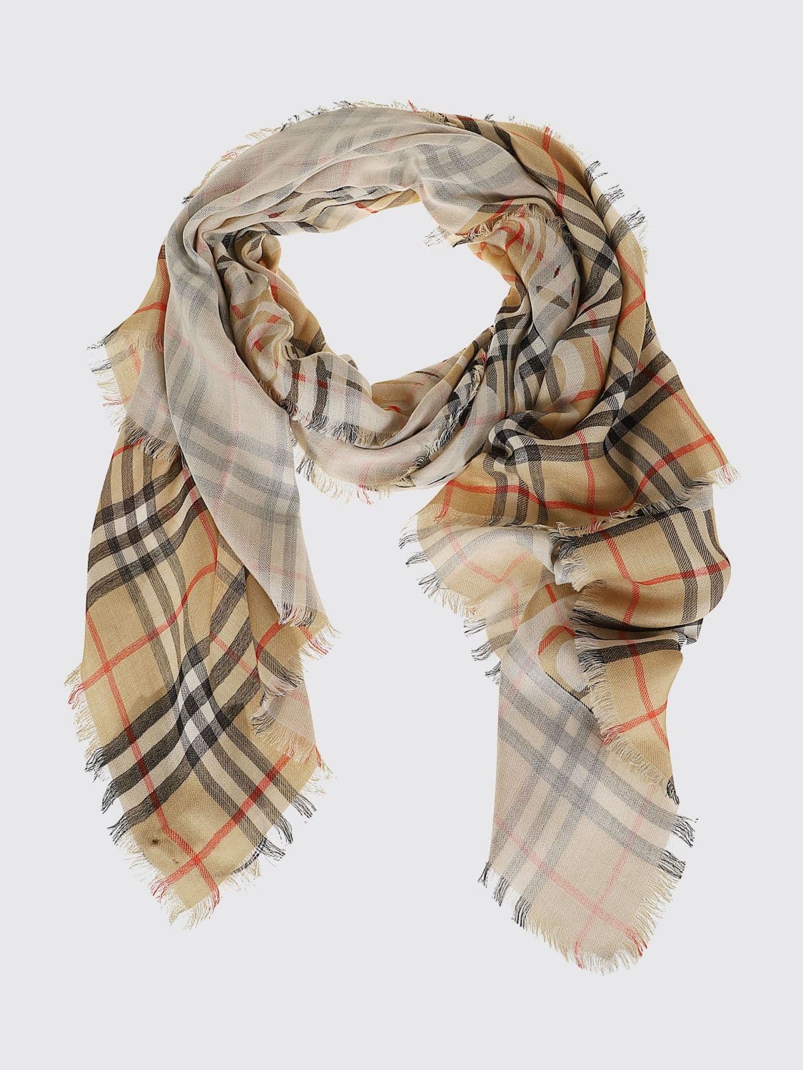 Burberry Vintage Check Wool and Silk-Blend Scarf