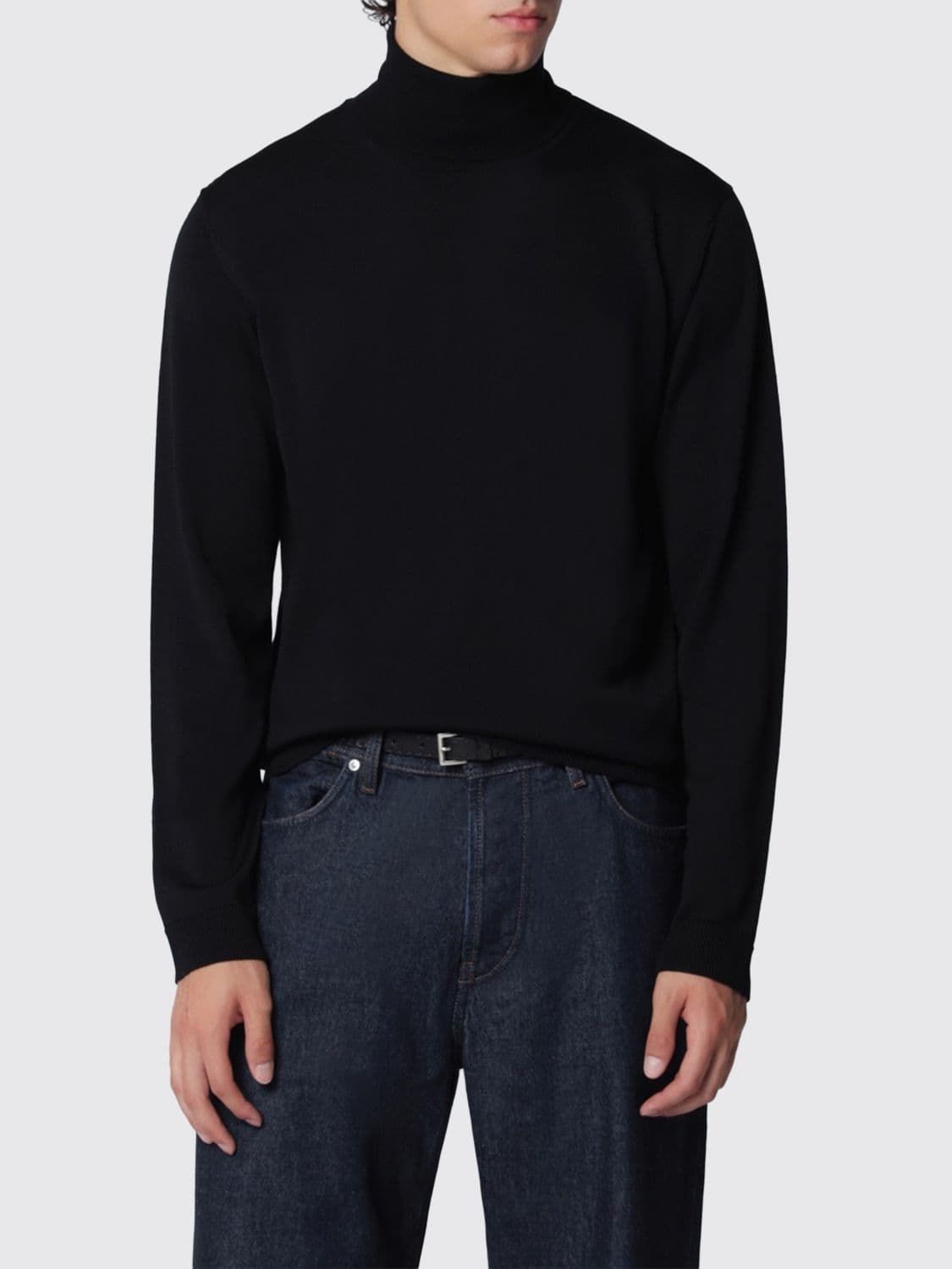 Roberto Collina Extrafine Merino Wool Long-Sleeved Roll Neck
