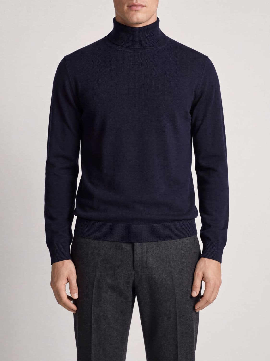 Roberto Collina Extrafine Merino Wool Long-Sleeved Roll Neck