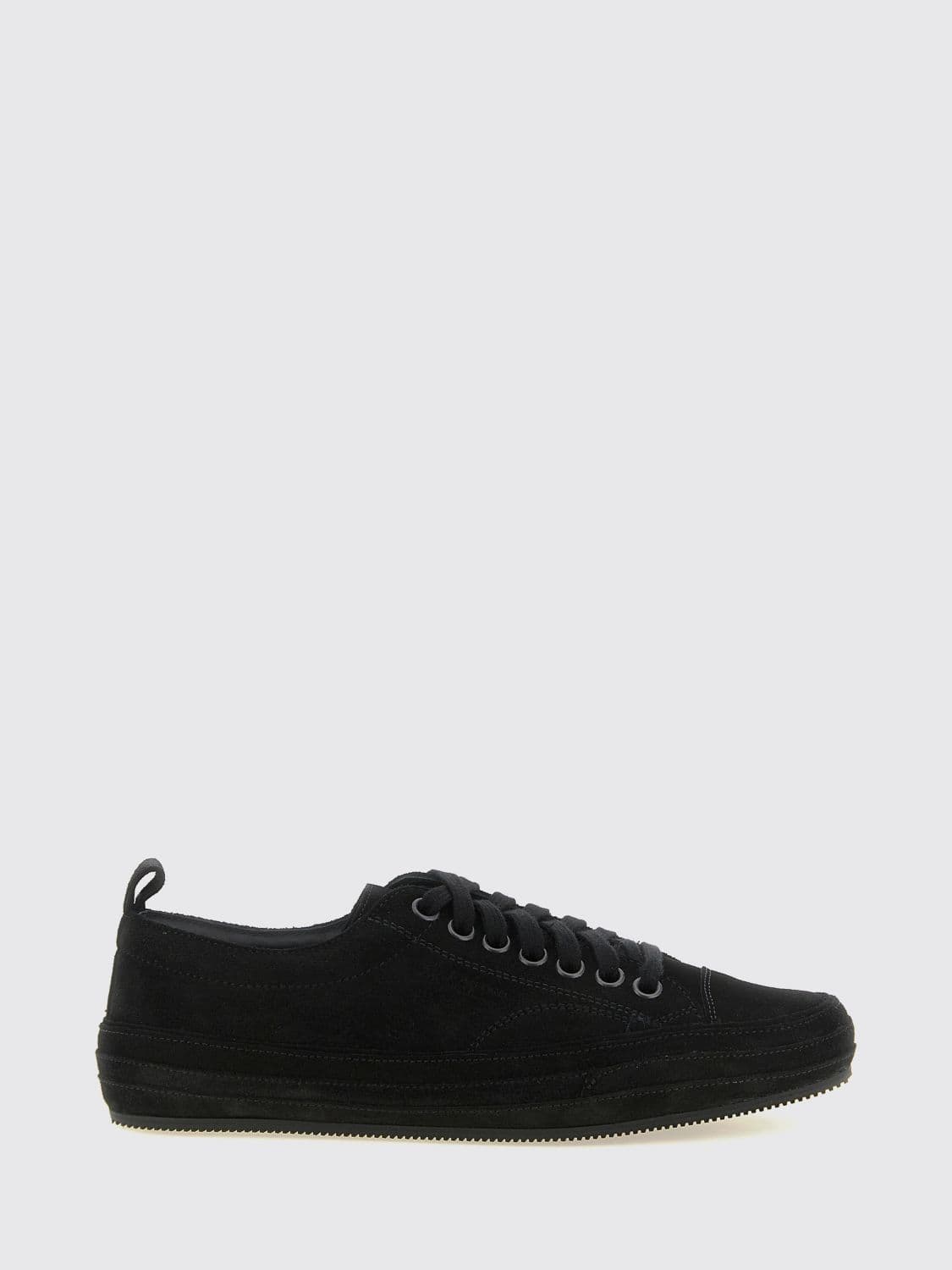 Tom Ford Dean Suede Calfskin Low-Top Trainers with Pull Tab