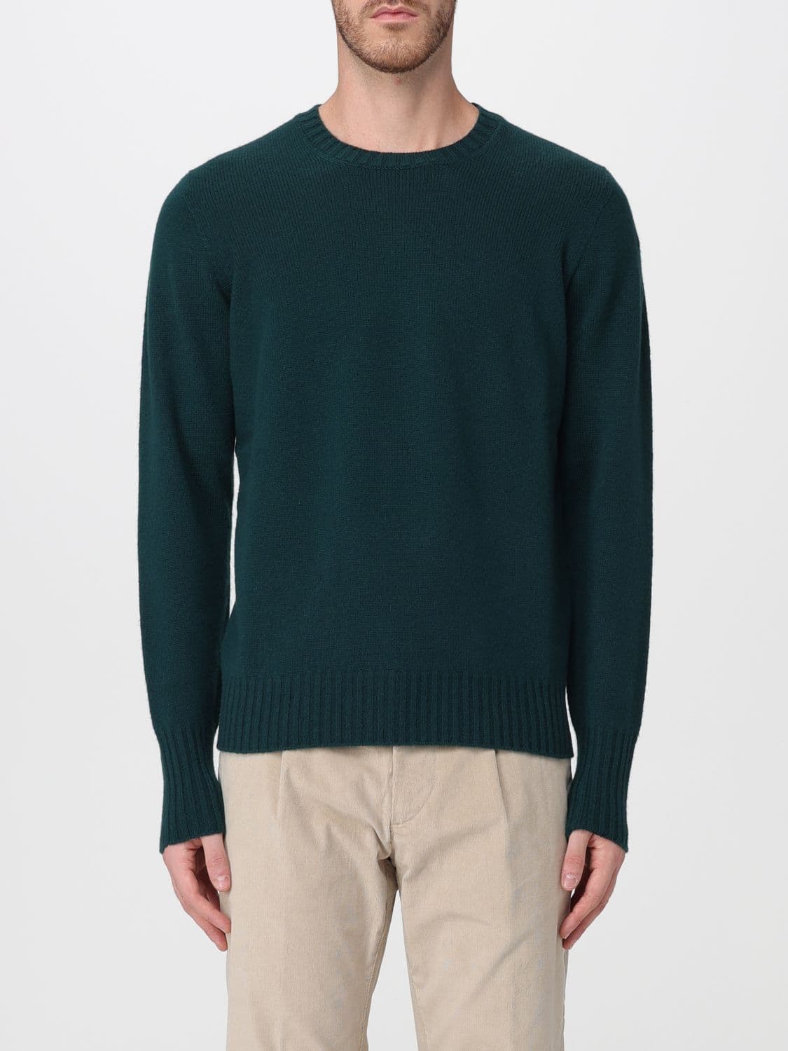 Drumohr Long-Sleeved Crewneck Jumper in Pure and Warm 100% Lambswool