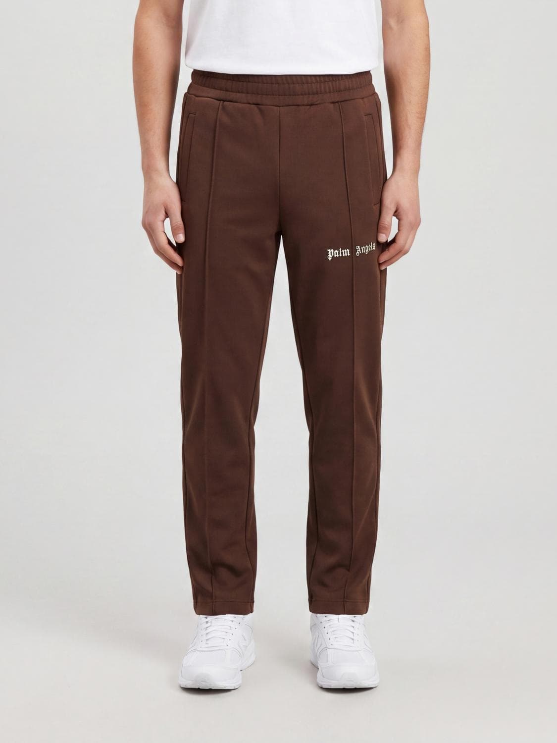 Palm Angels Technical Fabric Jogging Trousers with Contrast Logo