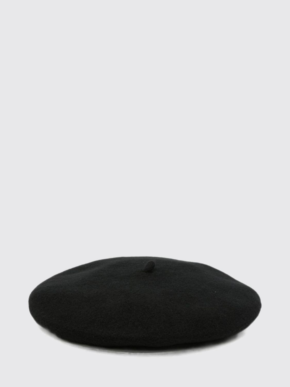 Emporio Armani Wool Beret with Embroidery and Studs