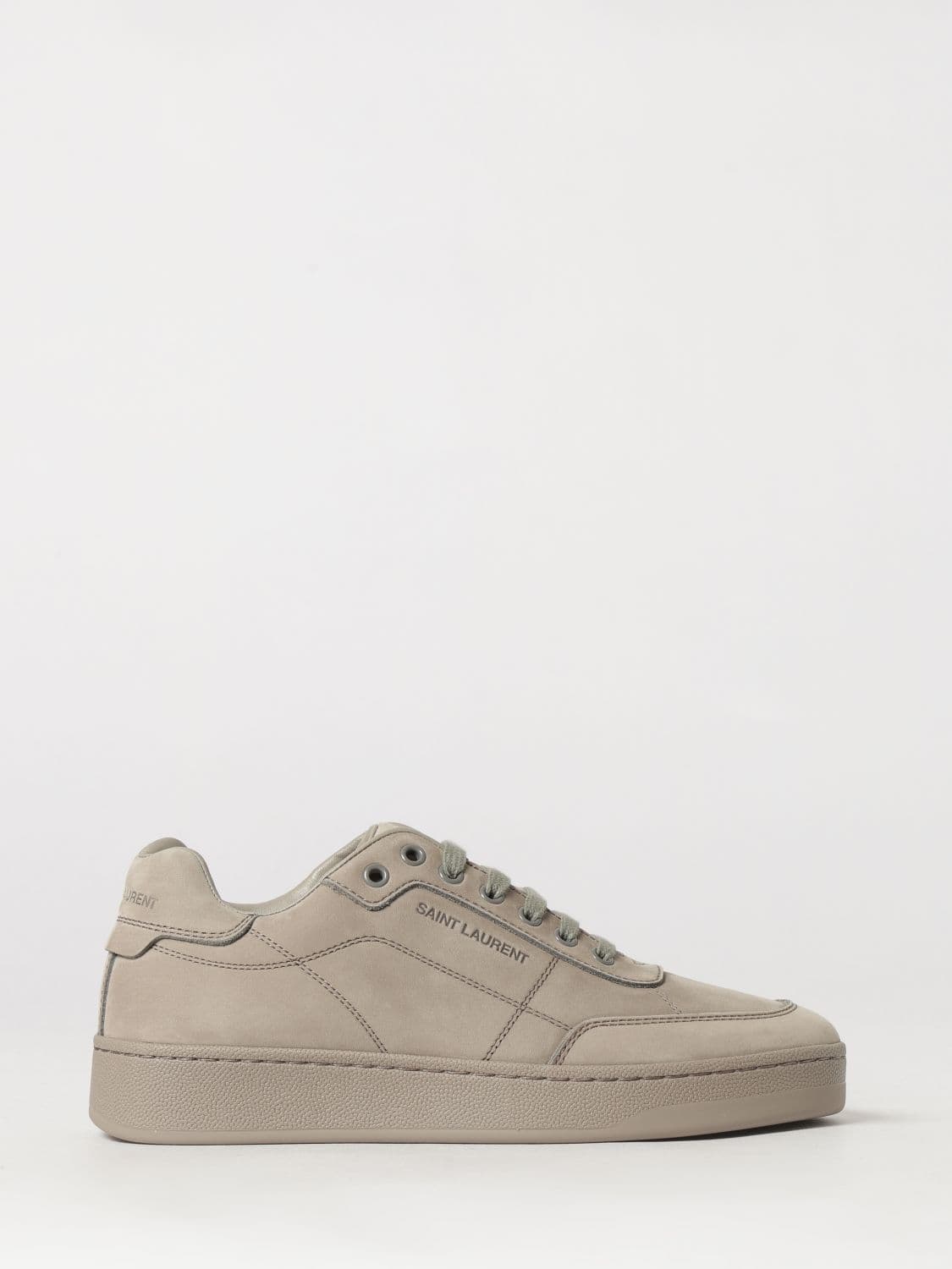 Saint Laurent SL/61 Low-Top Sneakers in Nubuck Leather with Embossed Logo