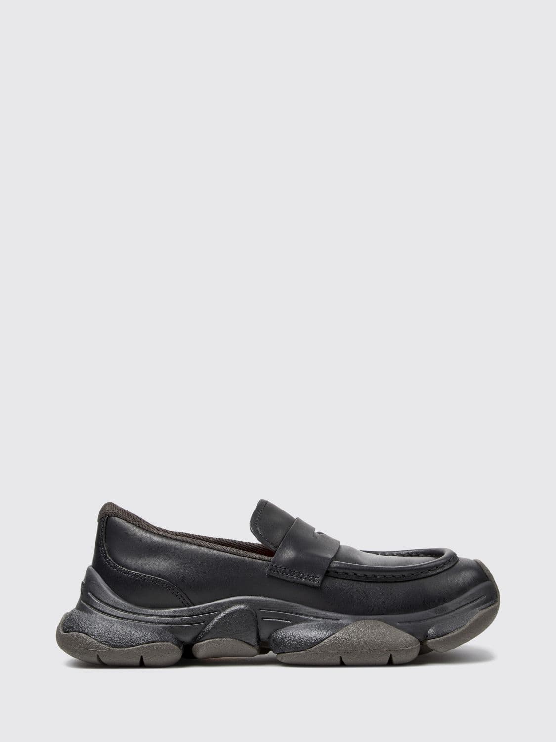Camper Karst 2 Smooth Leather Penny Loafers with Vibram Sole