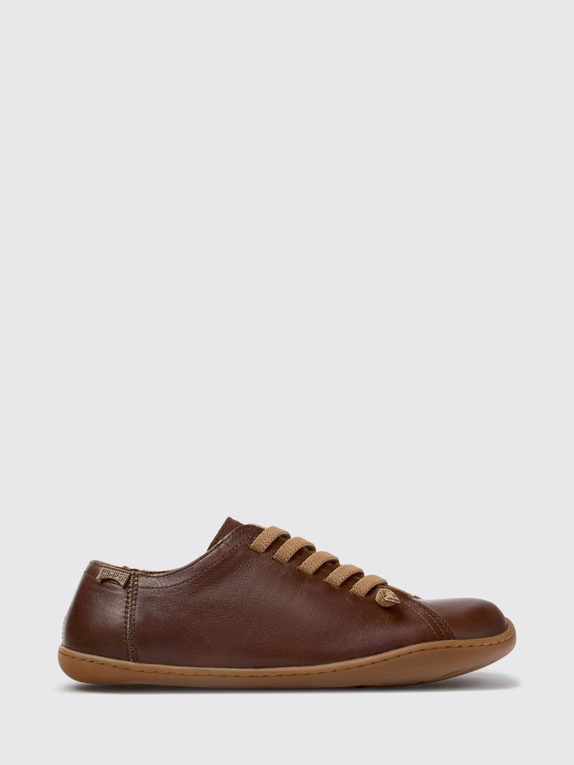 Camper Peu Calfskin Slip-On Sneakers with Elasticated Laces