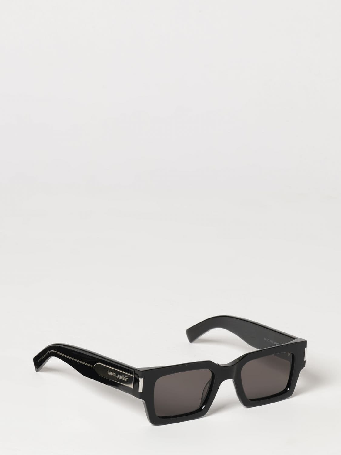 Saint Laurent Rectangular Acetate Sunglasses with Logo Lettering · OS