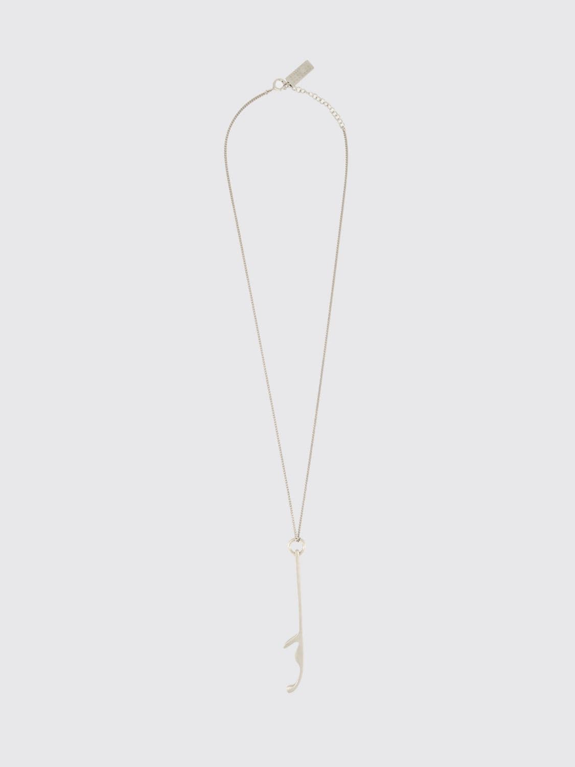 Mm6 Maison Margiela Adjustable Brass Charm Necklace with a Trigger Clasp · OS