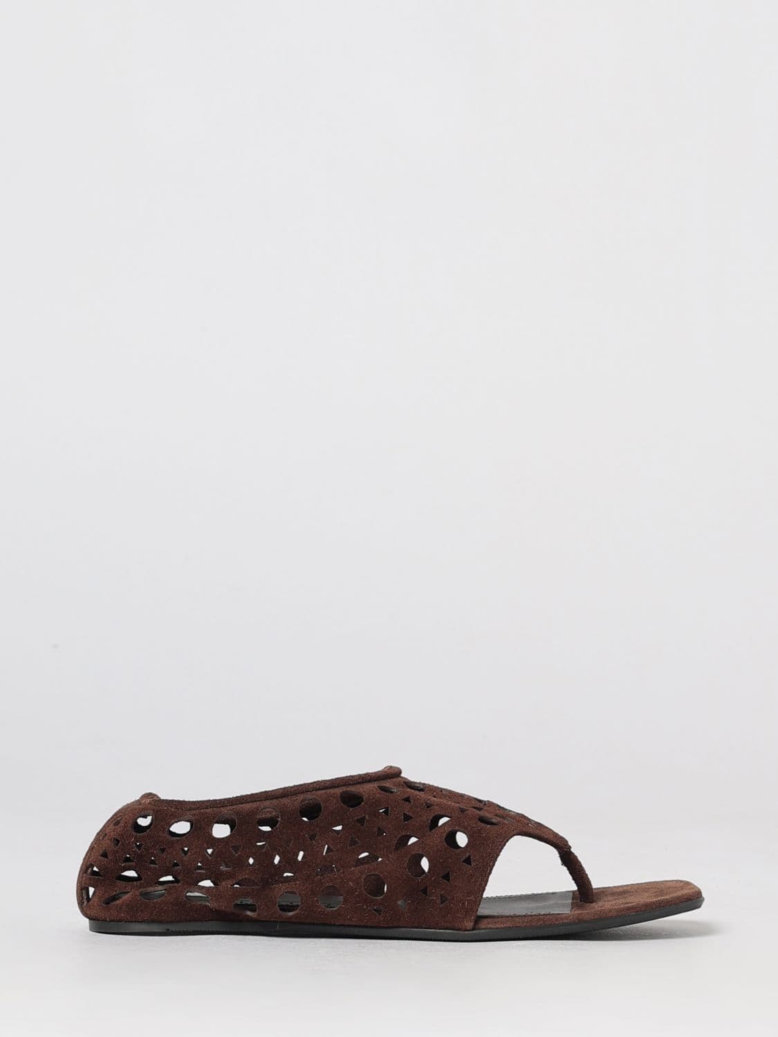 Alaïa Heeled Sandal Woman color Brown