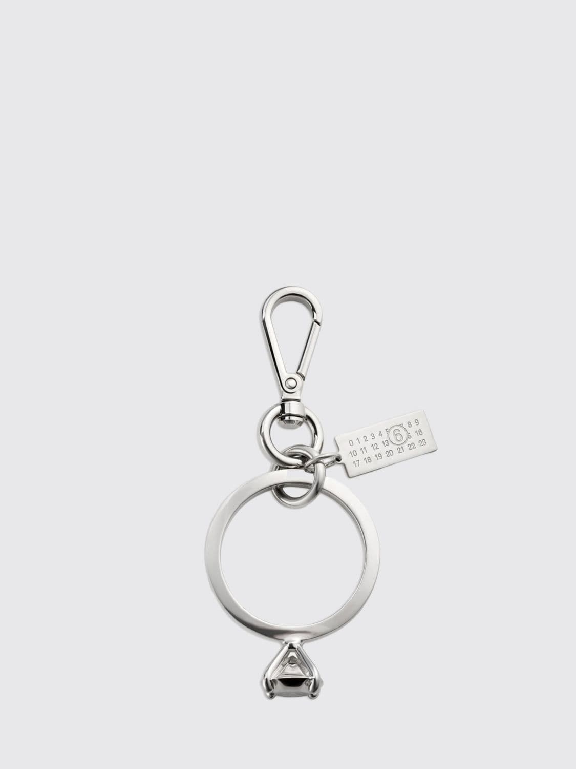 Mm6 Maison Margiela Key Chain Woman color Silver · OS