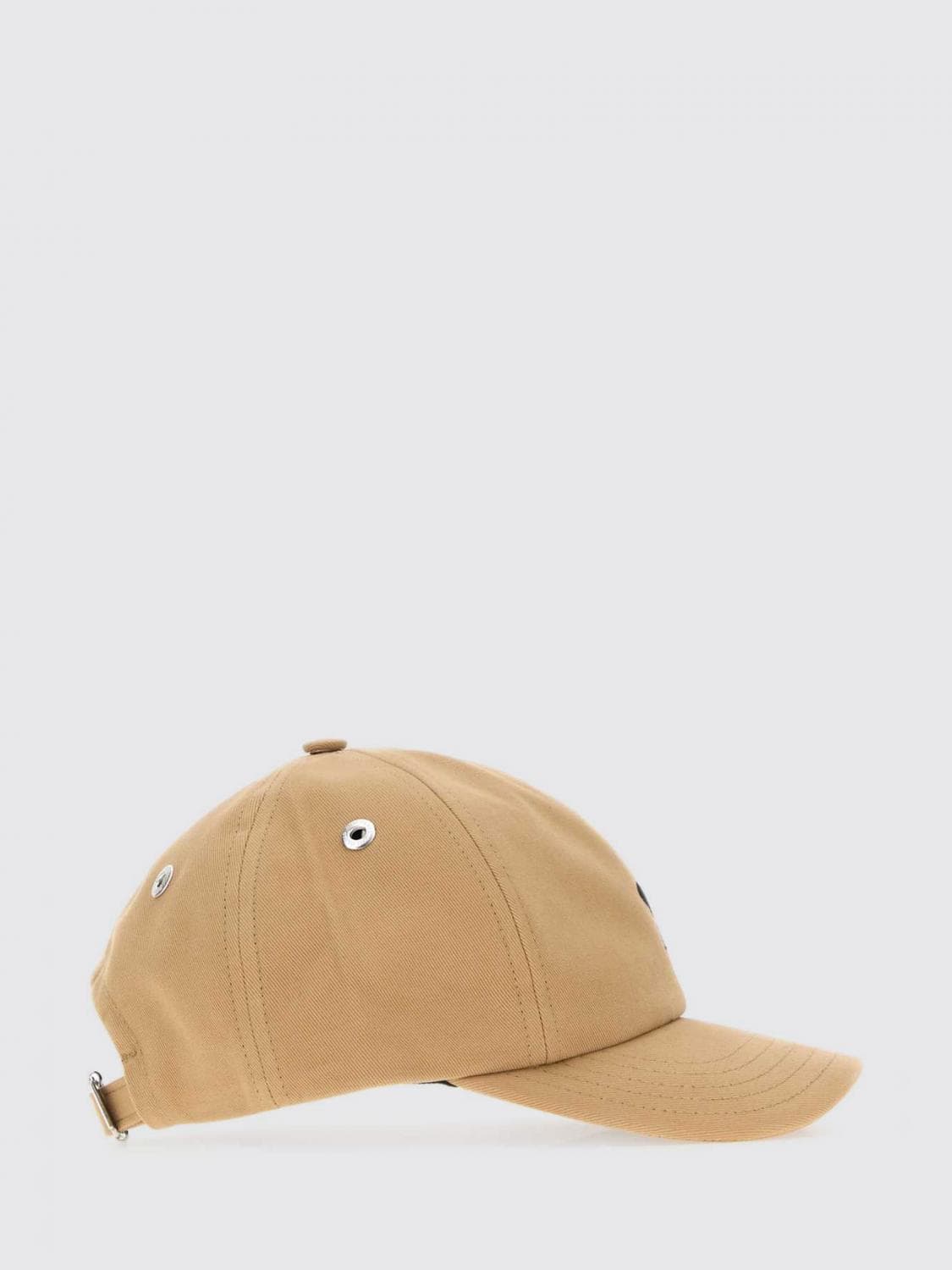 Ami Paris Baseball Cap in Cotton with Embroidered Logo and Adjustable Strap