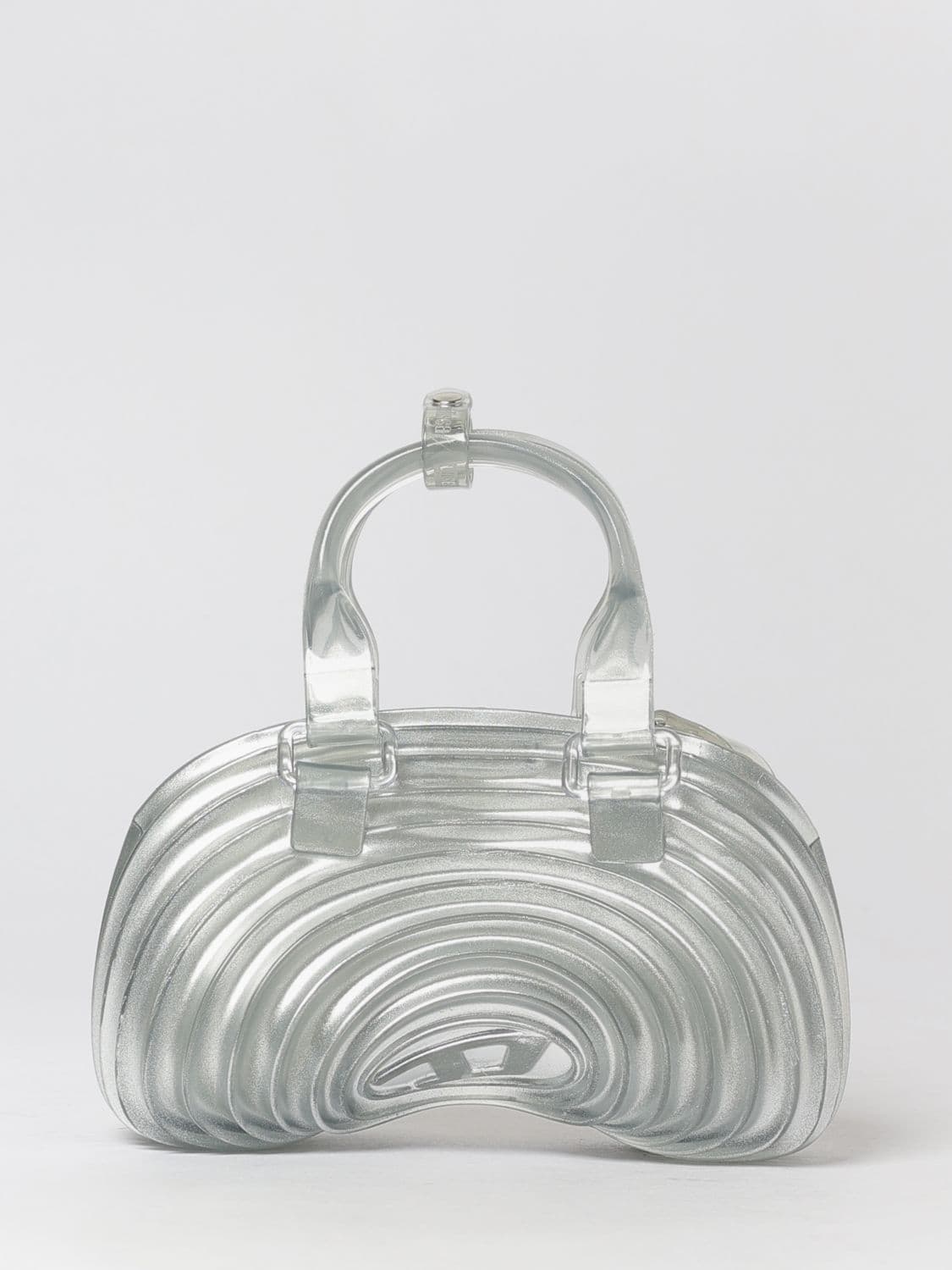 Melissa X Diesel Silver-Tone PVC Quantum Dome Mini Handbag · OS